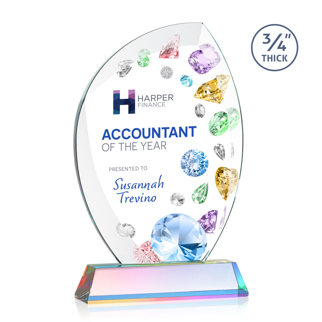 Wichita VividPrint™ Award on Newhaven Base - Prismatic 8