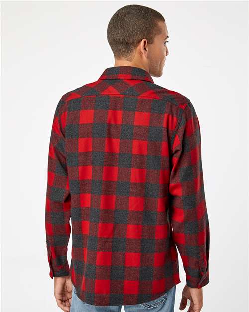 Men's Open Pocket Flannel Shirt - 8212 19