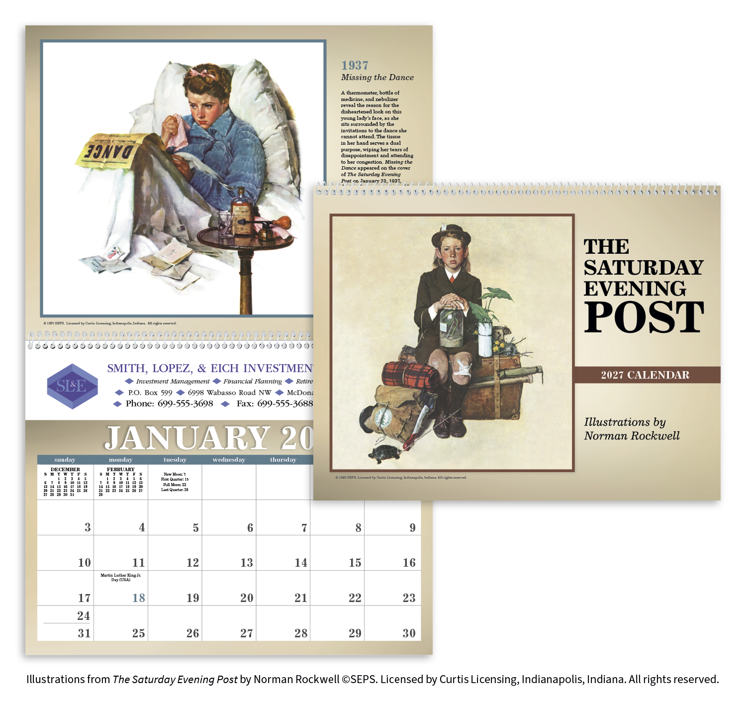 Triumph® Calendars The Saturday Evening Post Illustrations by Norman Rockwell Calendar 57