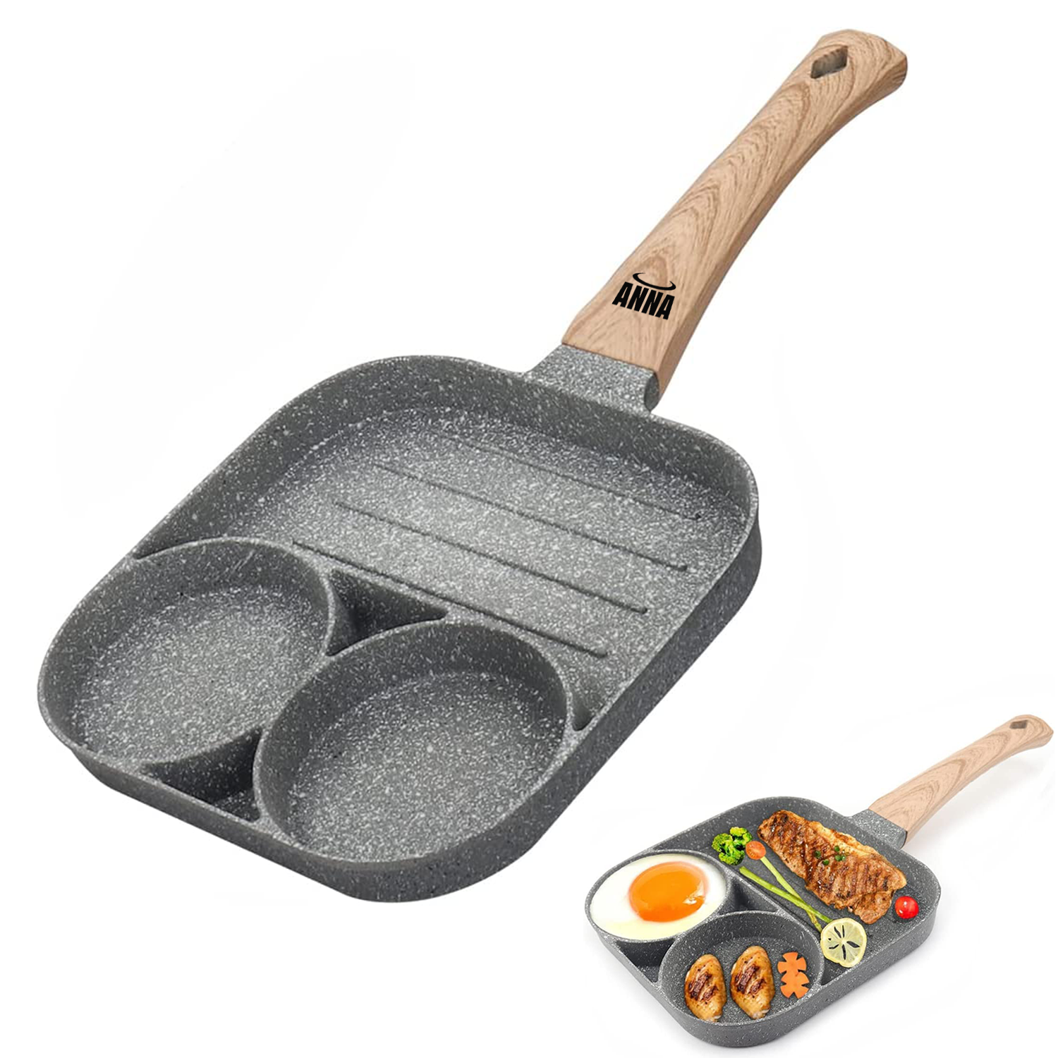 3 In 1 Omelet/Pancake Pan 2