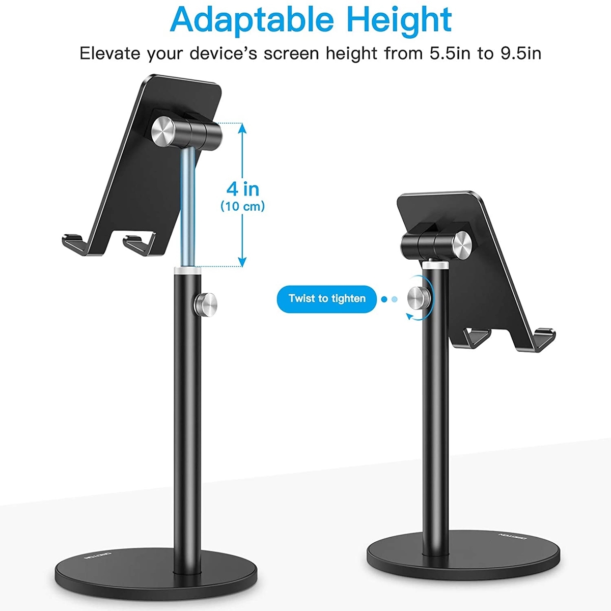 Aluminum Desktop Phone Holder Dock Stand 3