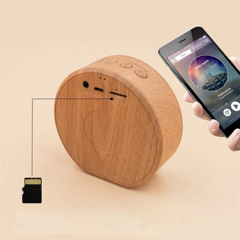 A60 Wood Grain Bluetooth Speaker 2