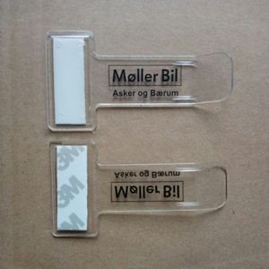 Car Parking Ticket Clip With Soft Foam Sticker 11