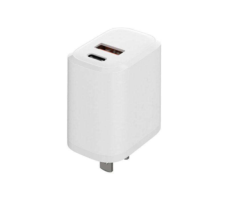 Dual Port USB Wall Plug Charger, 20W 1