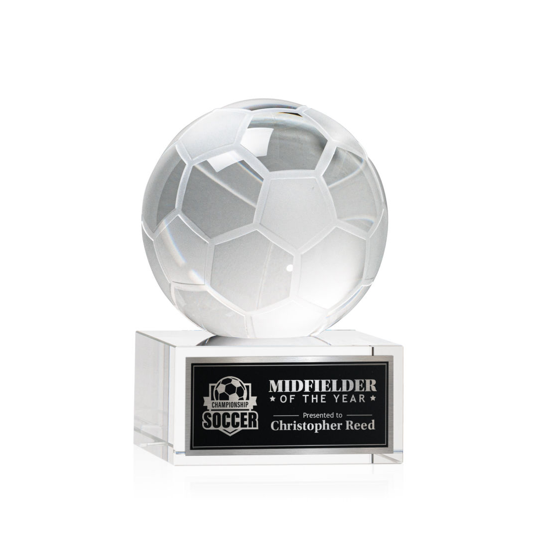 Soccer Ball Award on Hancock Base 2
