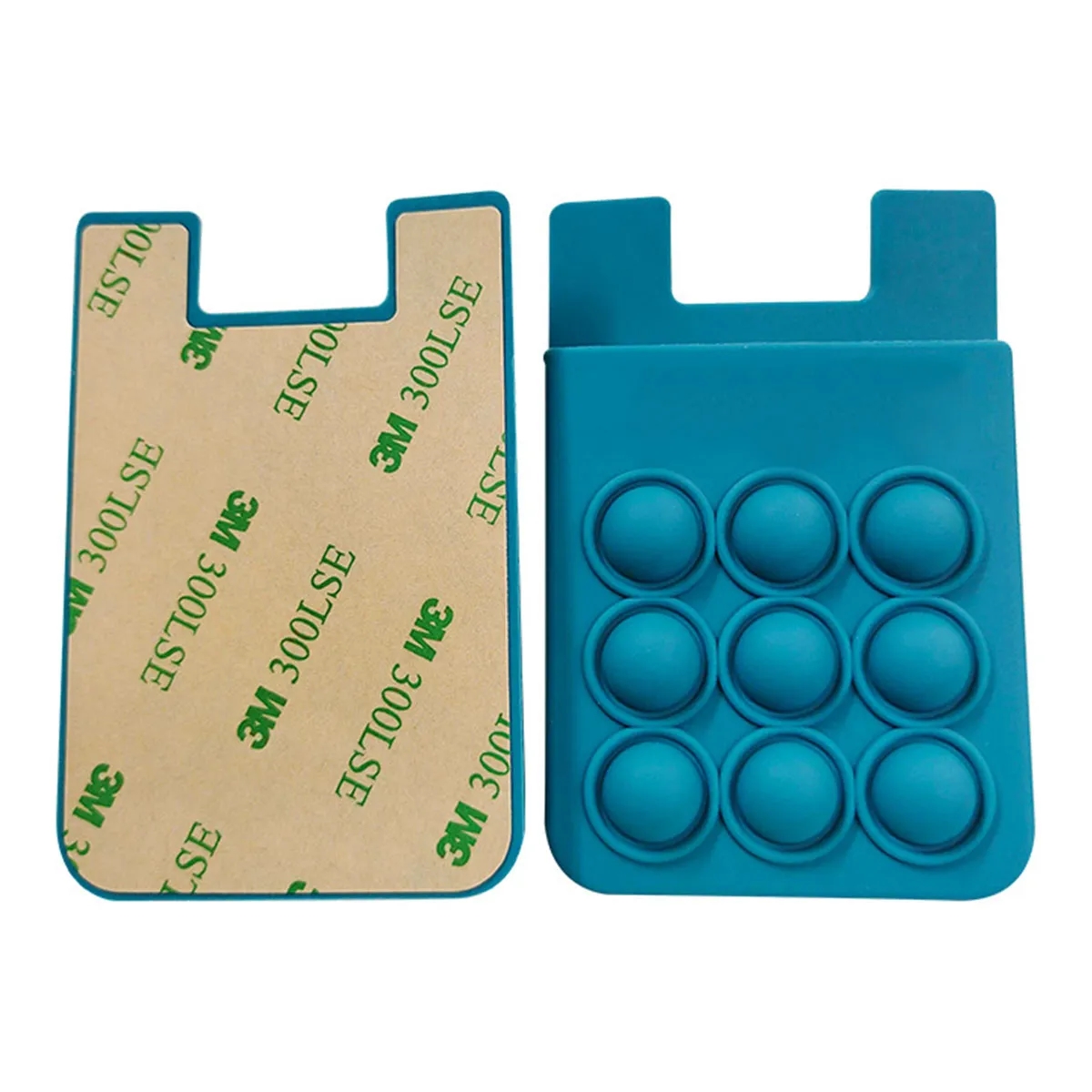 Silicone Bubble Decompression Phone Back Sticker Card Holder 5