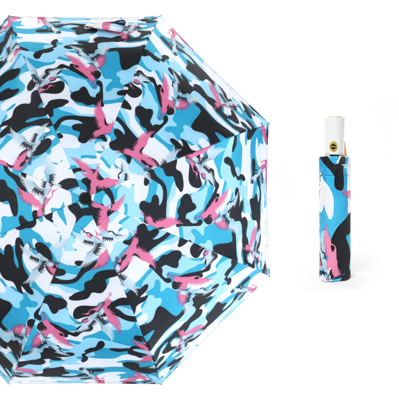 Camouflage Folding Reverse Automatic Umbrella 7