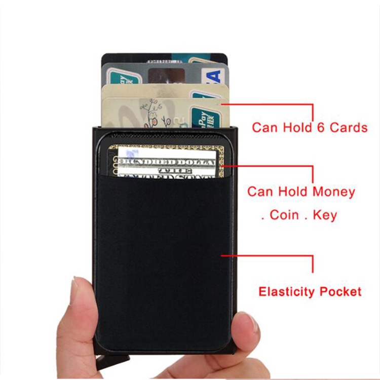 RFID Pop Up Wallet Credit Card Holder