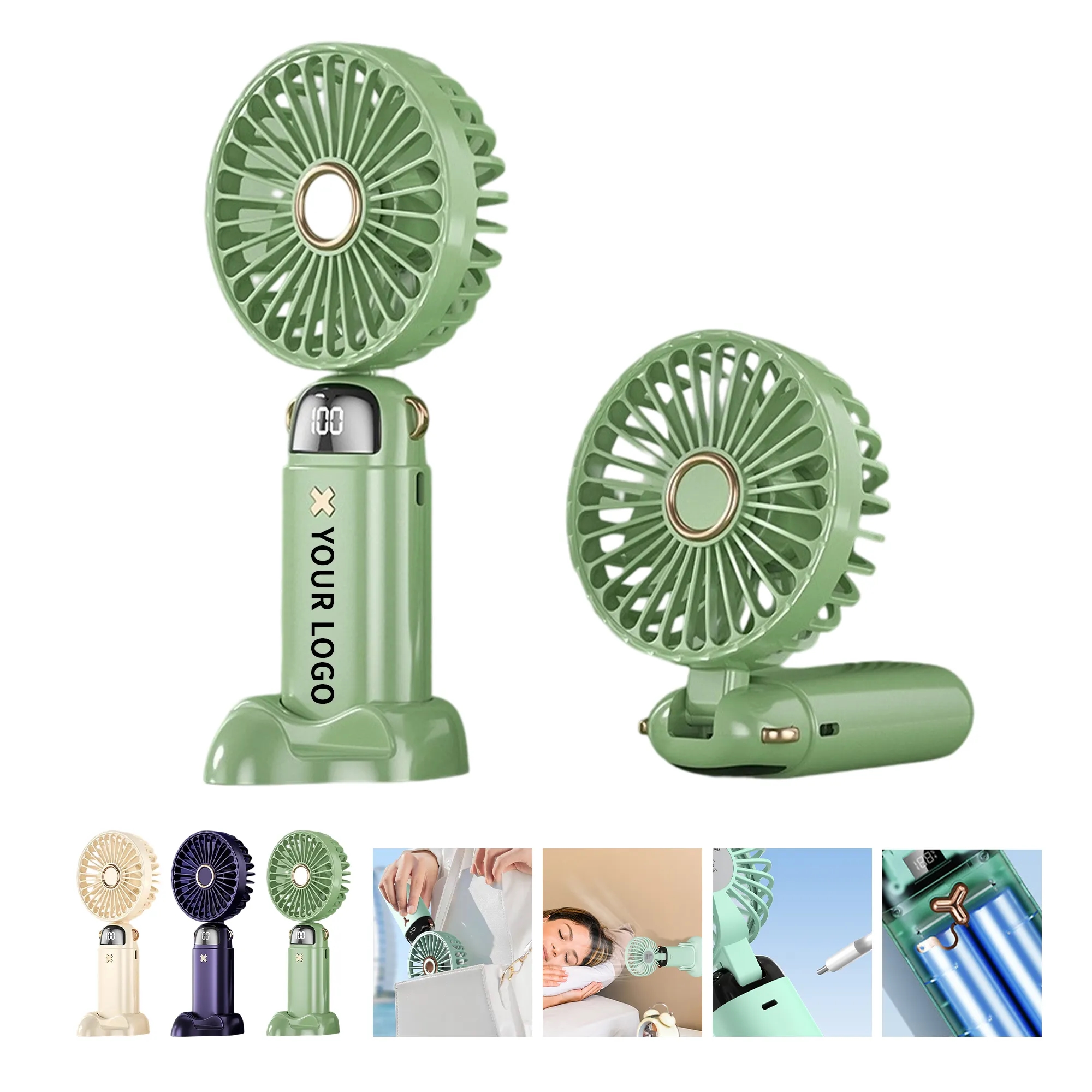 Portable Fan USB Folding ABS 2