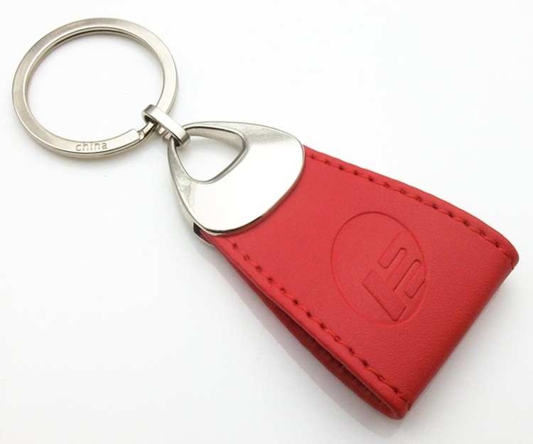 Authentic PU Leather Key Chains with Custom Logo 2