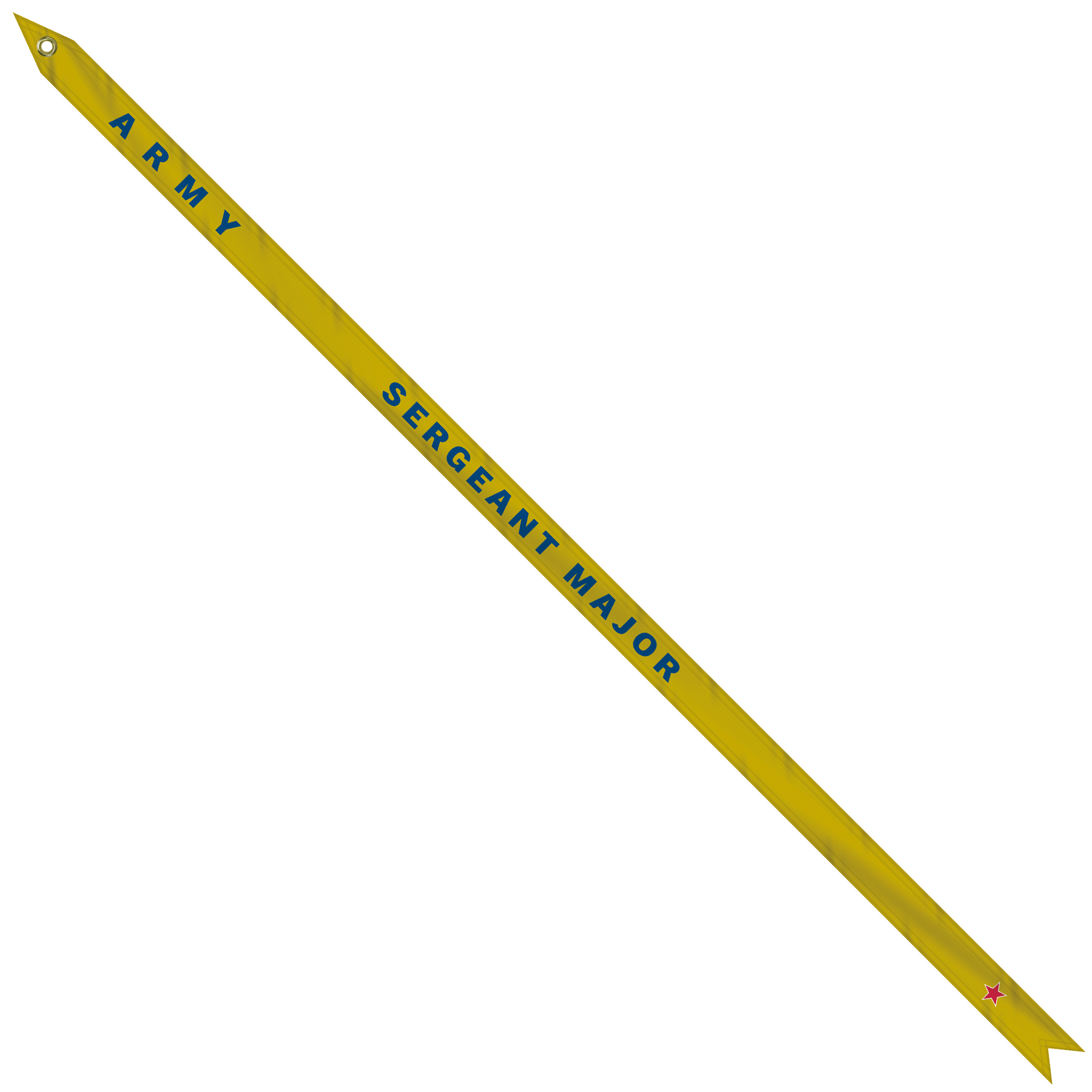 1 1/2" x 48" Custom Printed Knit Polyester Streamer 4