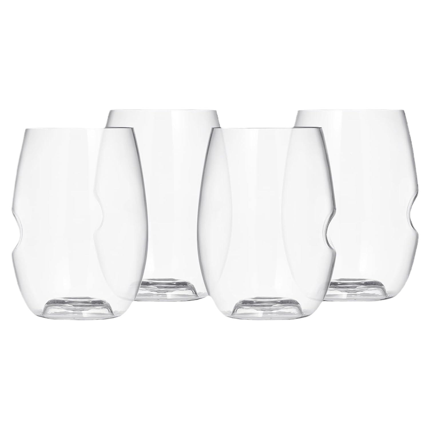 16oz Transparent Plastic Wine Glass 4