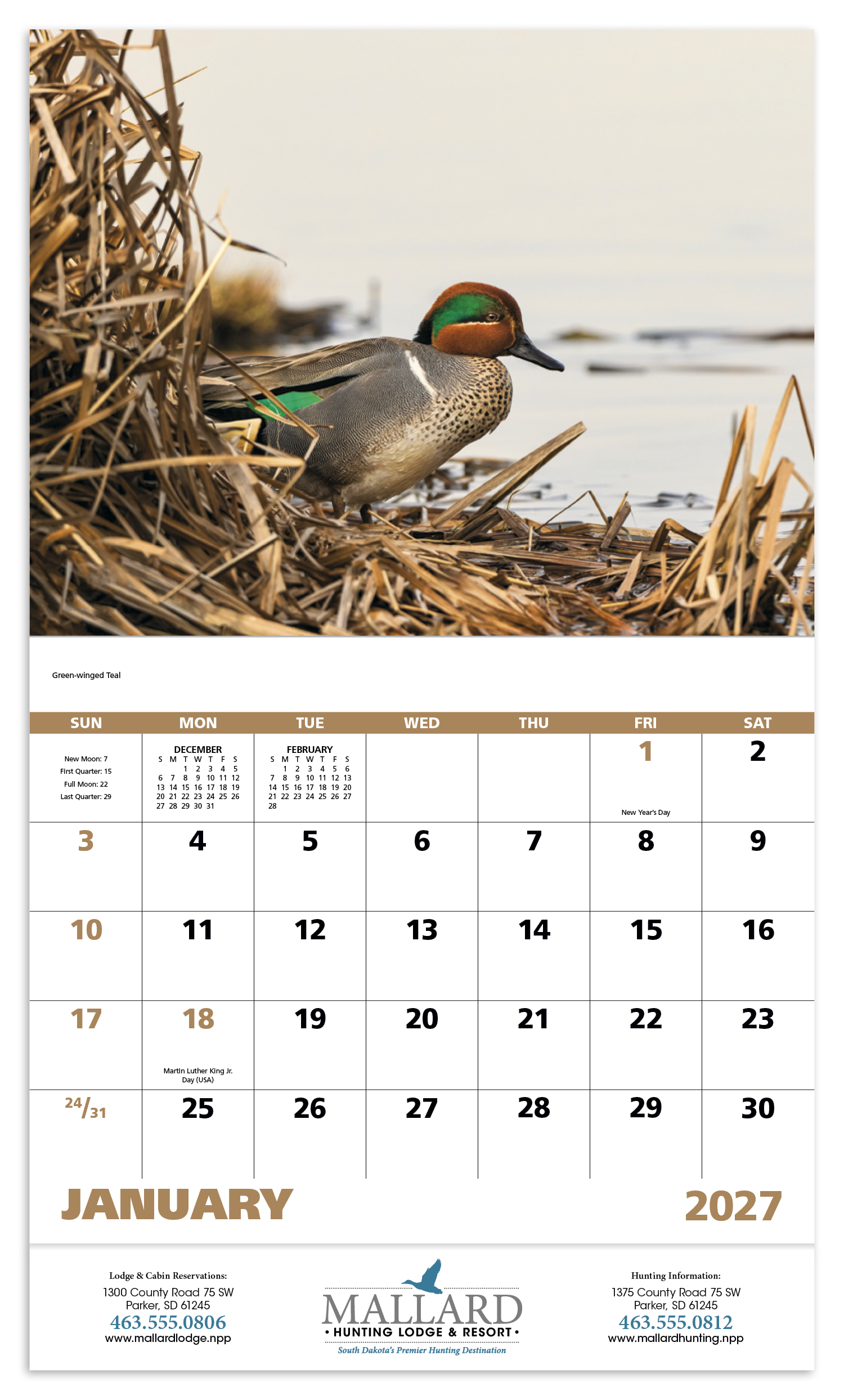 Good Value™ Waterfowl - Stapled Calendar 63