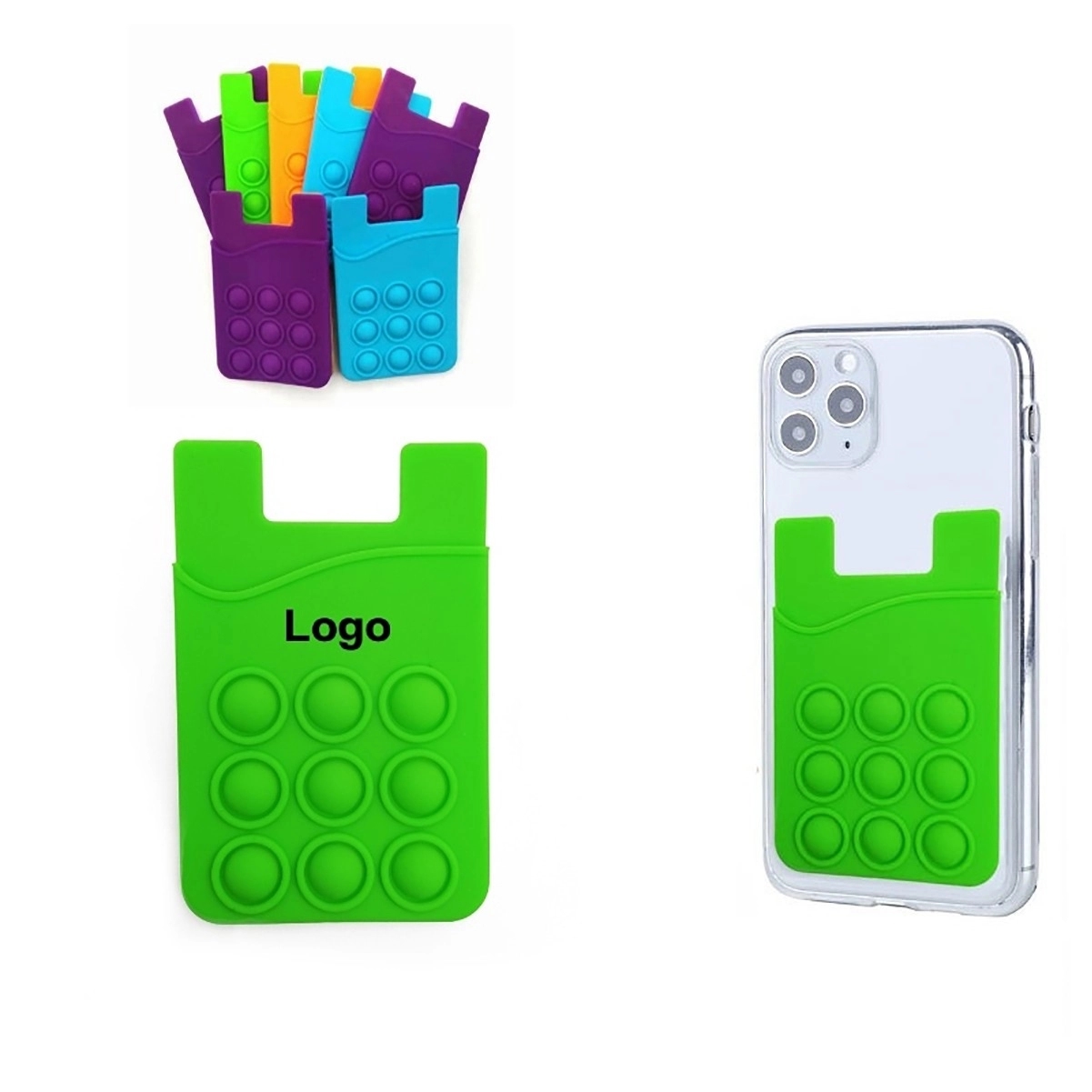 Push Pop Phone Wallet 4