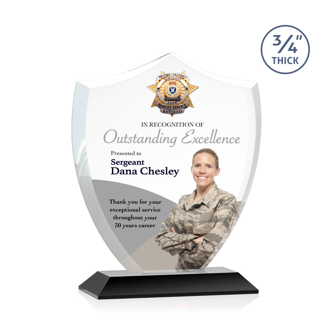 Scudo Shield VividPrint™ Award - Black 9