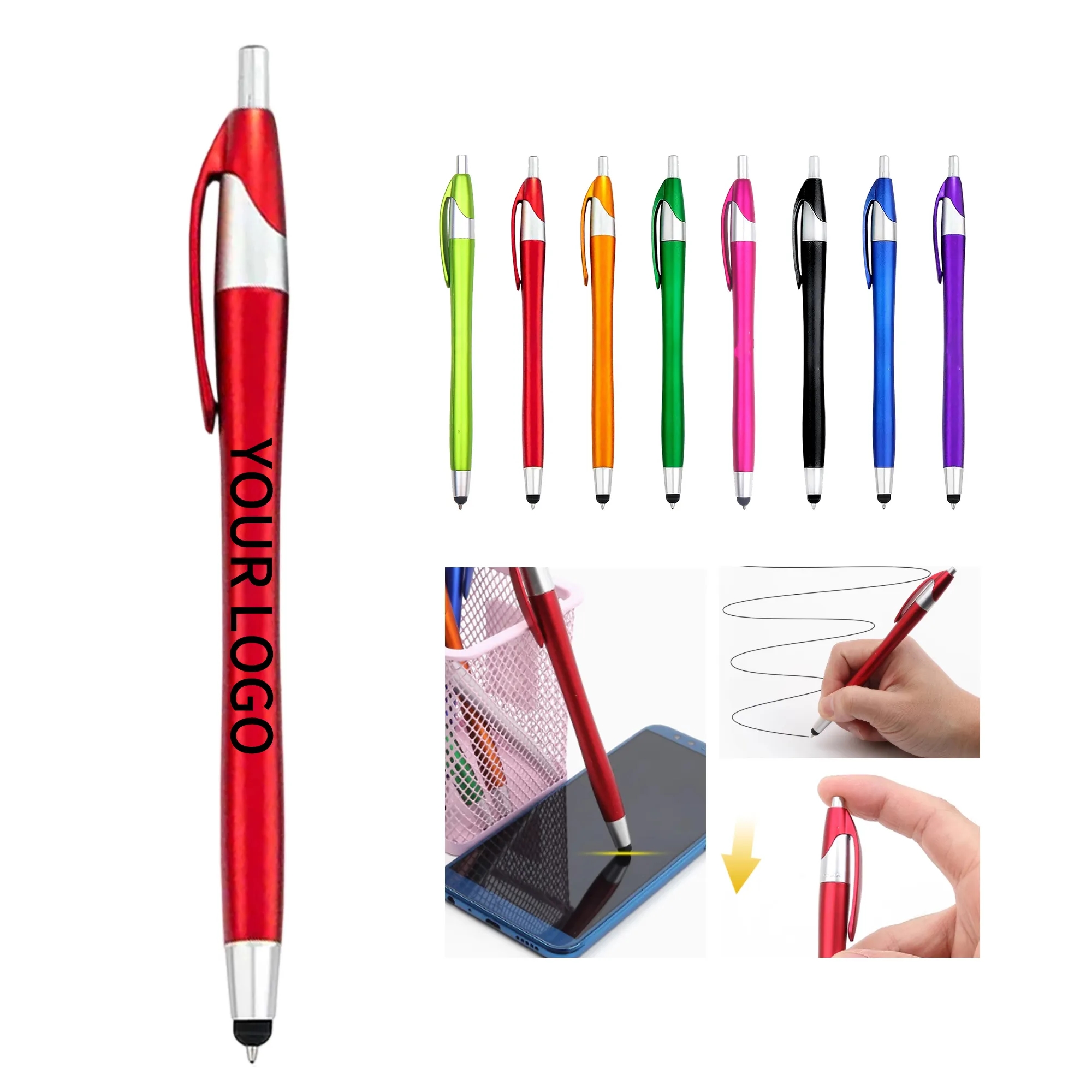 Stylus Ballpoint Pen 5.7x0.4 Inch for Office or School 1