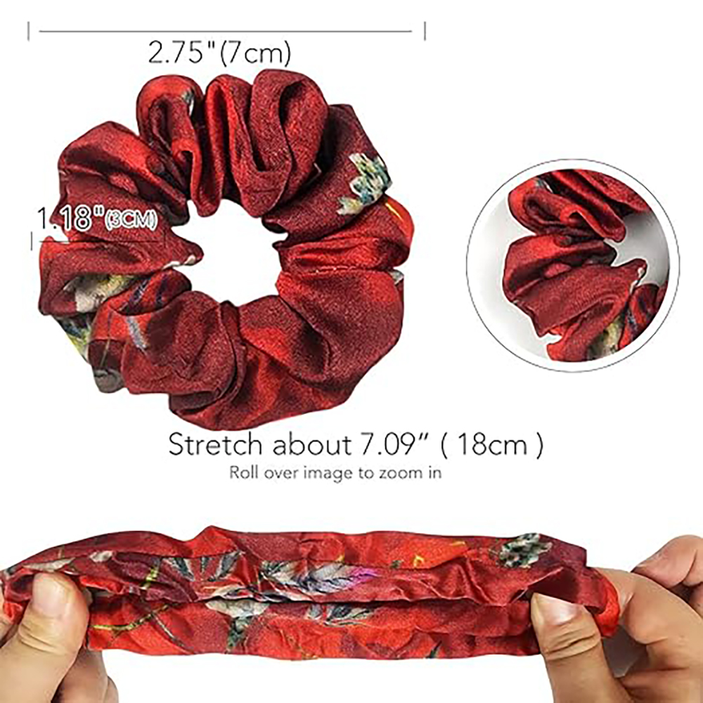 Hair Scrunchies Satin Hair Ties 2