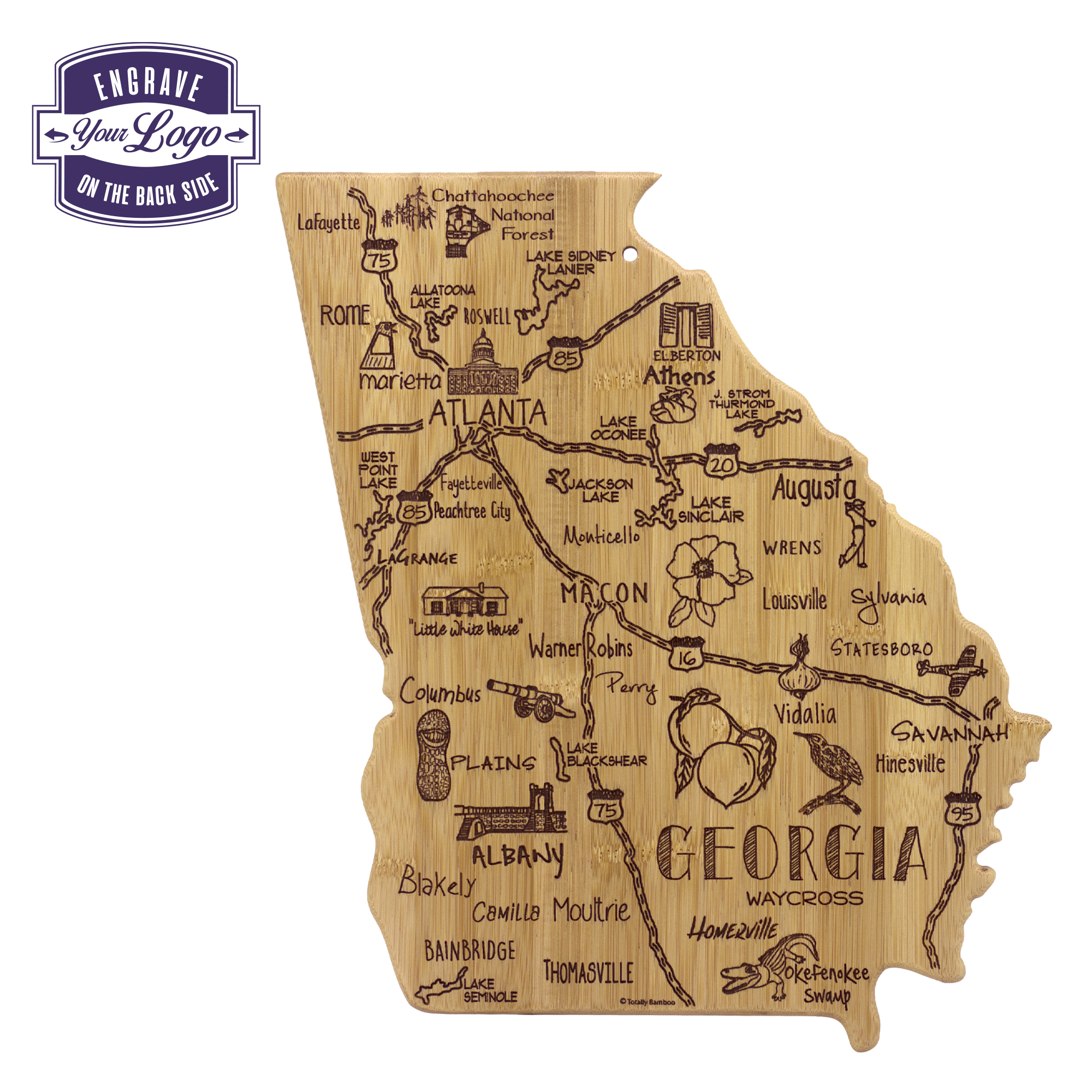 Destination Georgia Cutting & Serving Board