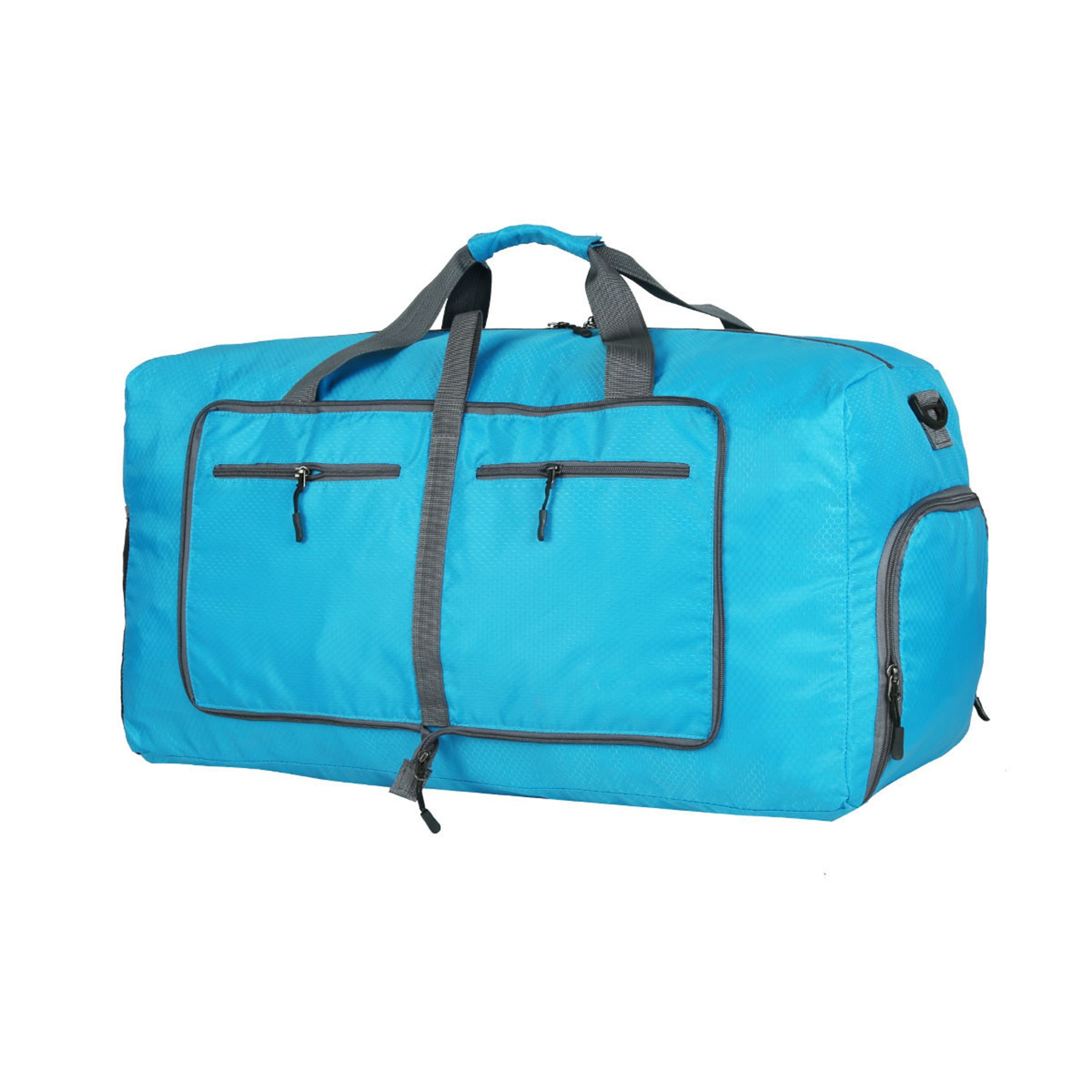70L Large Foldable Travel Duffle Bag with Shoes Compartment 4