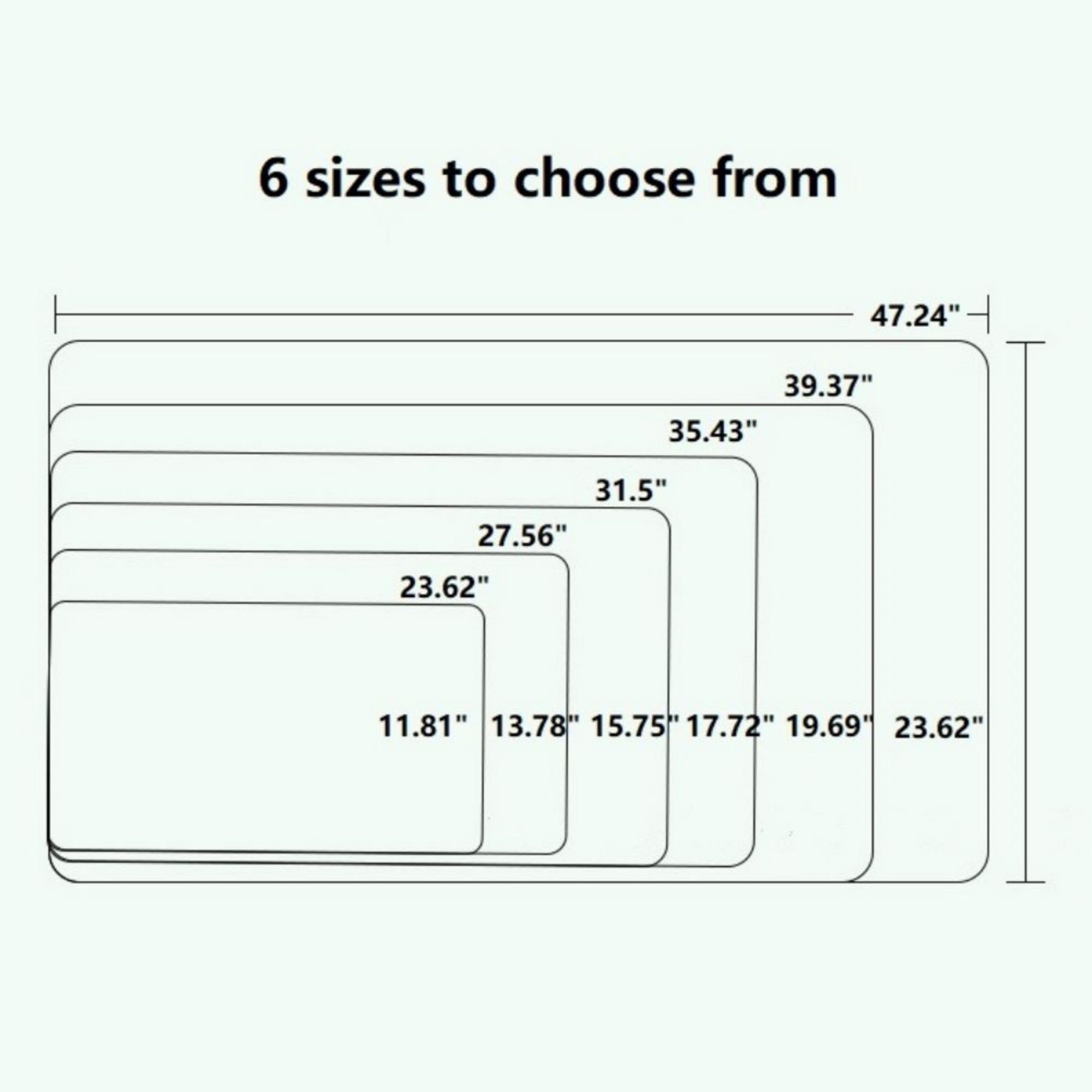 Double Sided Larger Colorful PU Mouse Pad 4