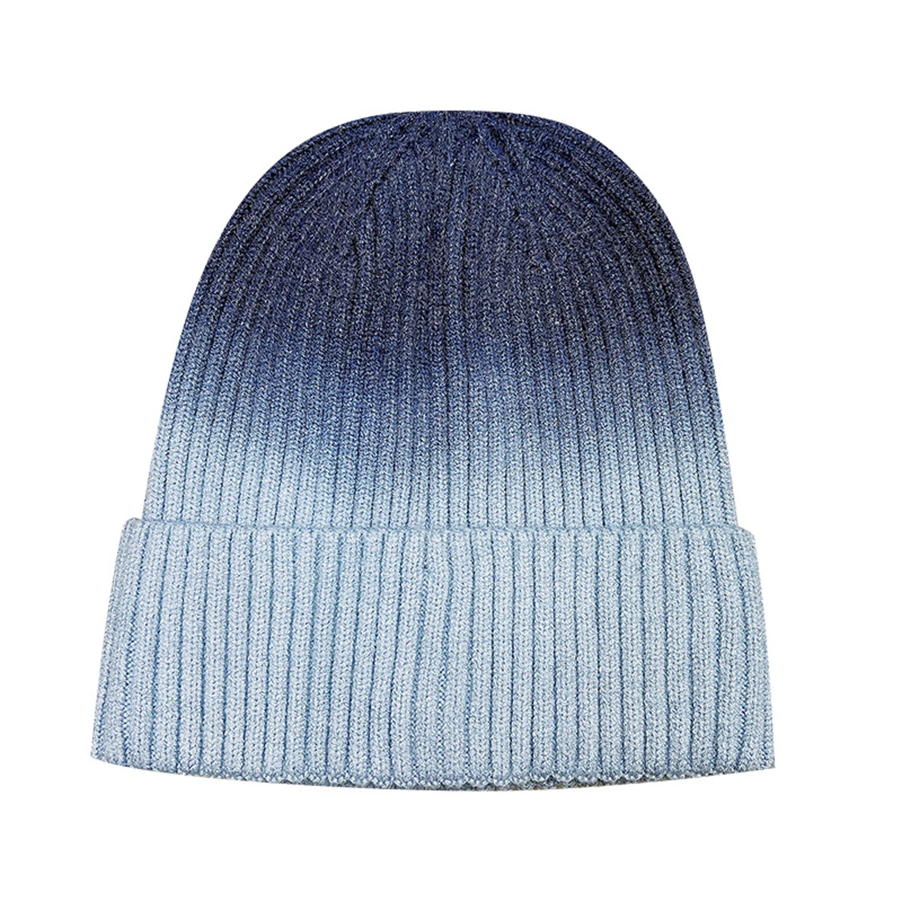 Gradient Color Knitted Beanie 3