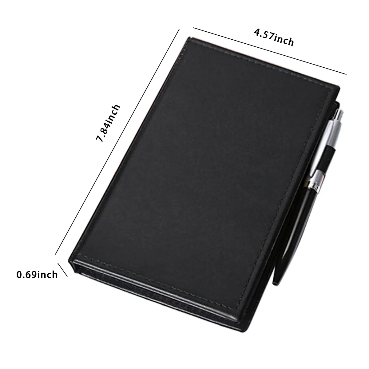Pen &Tear-Off Creative Sticky Notes PU Leather Cover 3