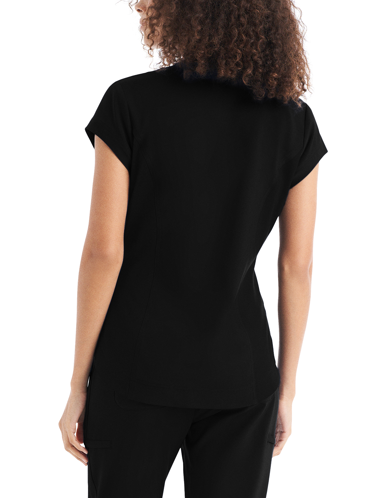 White Cross - CRFT - Women's One-Pocket V-Neck Top 15