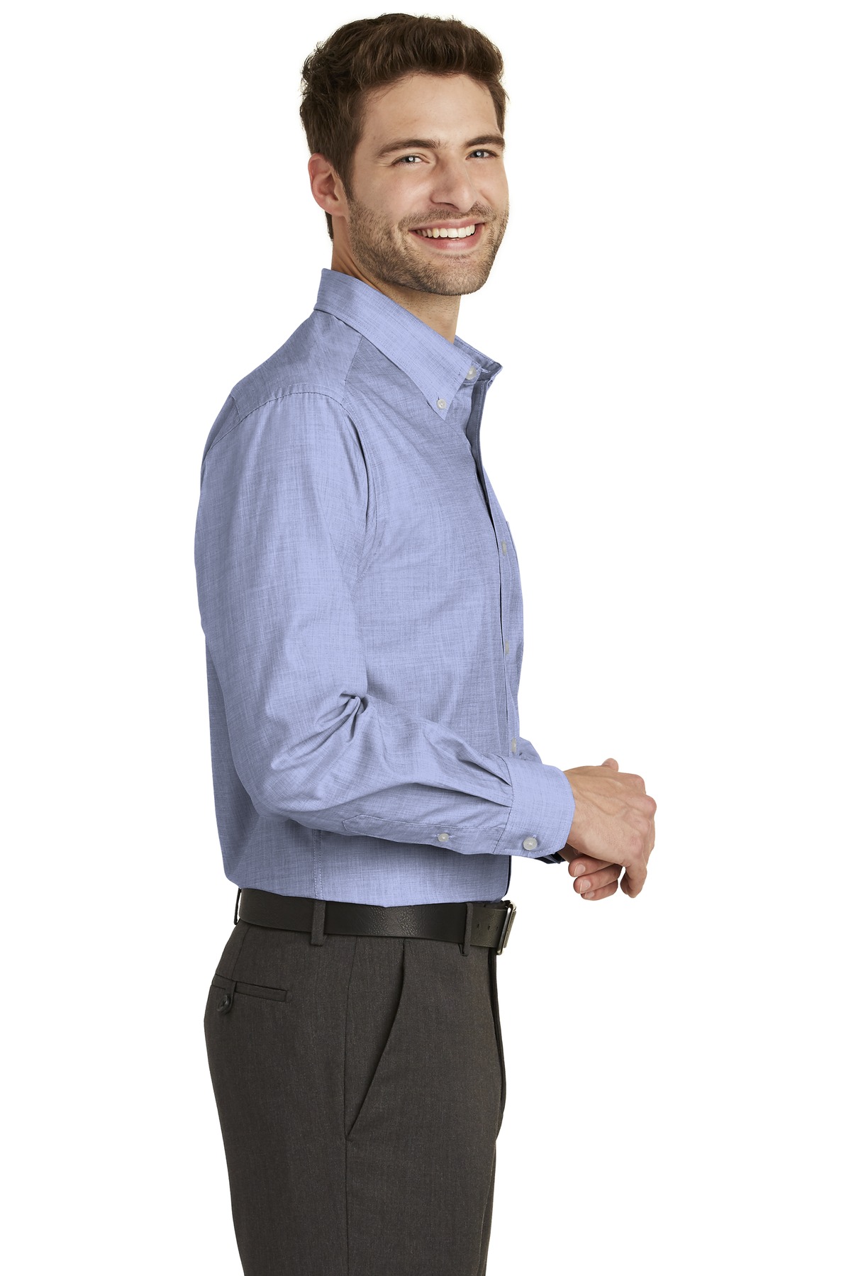 Tall Crosshatch Easy Care Shirt