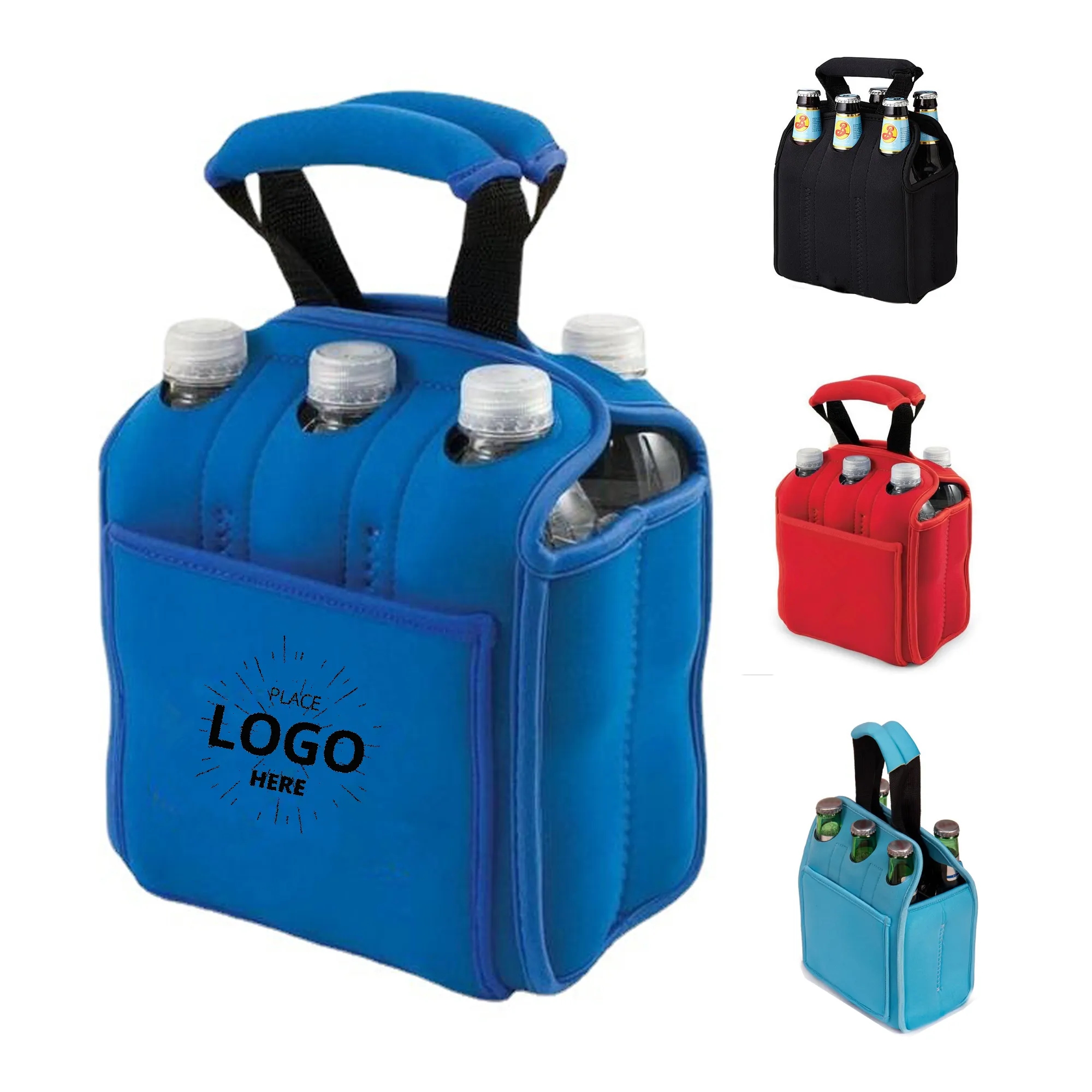 6 Pack Neoprene Beer Bottles Carrier 1