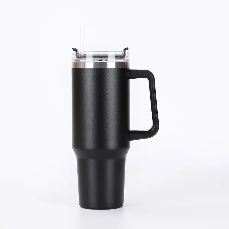 30oz.Tumbler With Handle Straw Lid 8