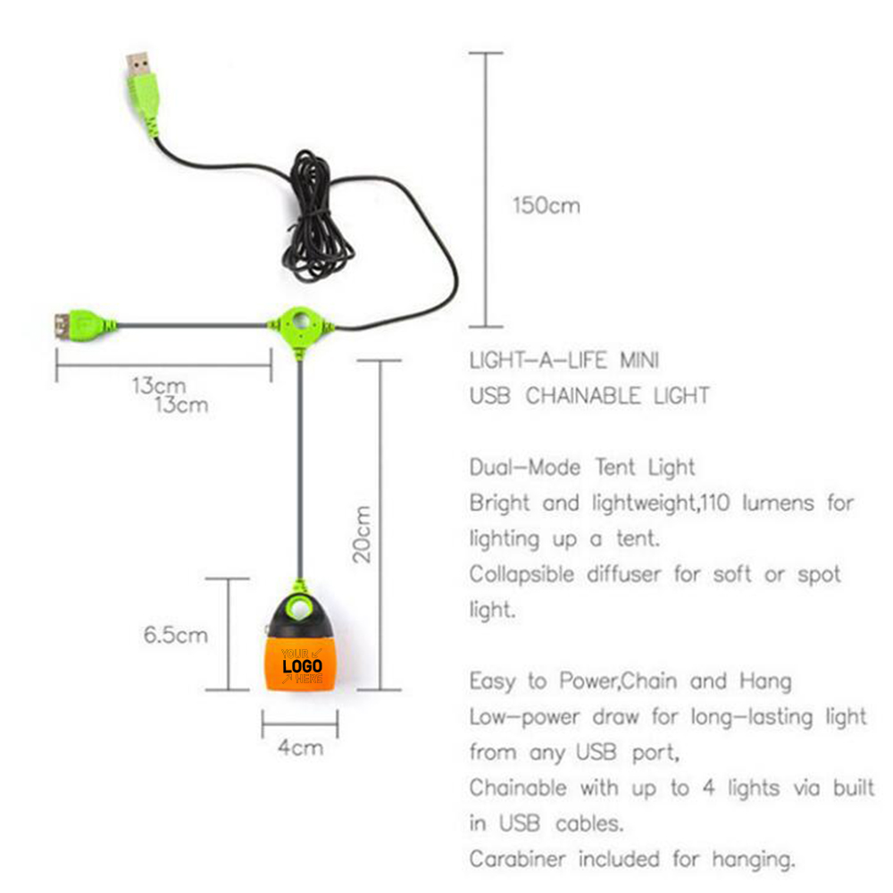 Portable USB LED Camping Light 3