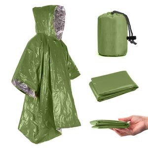 Emergency Poncho With Survival Whistle 3