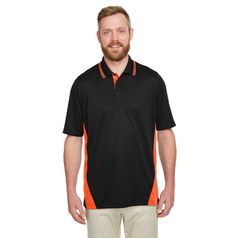 Harriton Men's Flash Snag Protection Plus IL Colorblock Polo 10