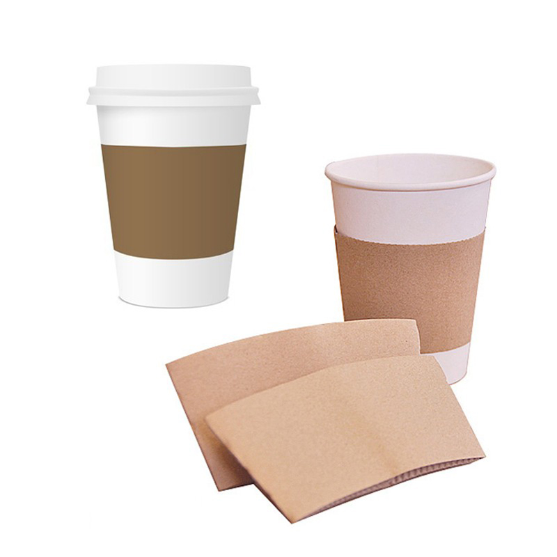 Kraft Paper Coffee Sleeves 4