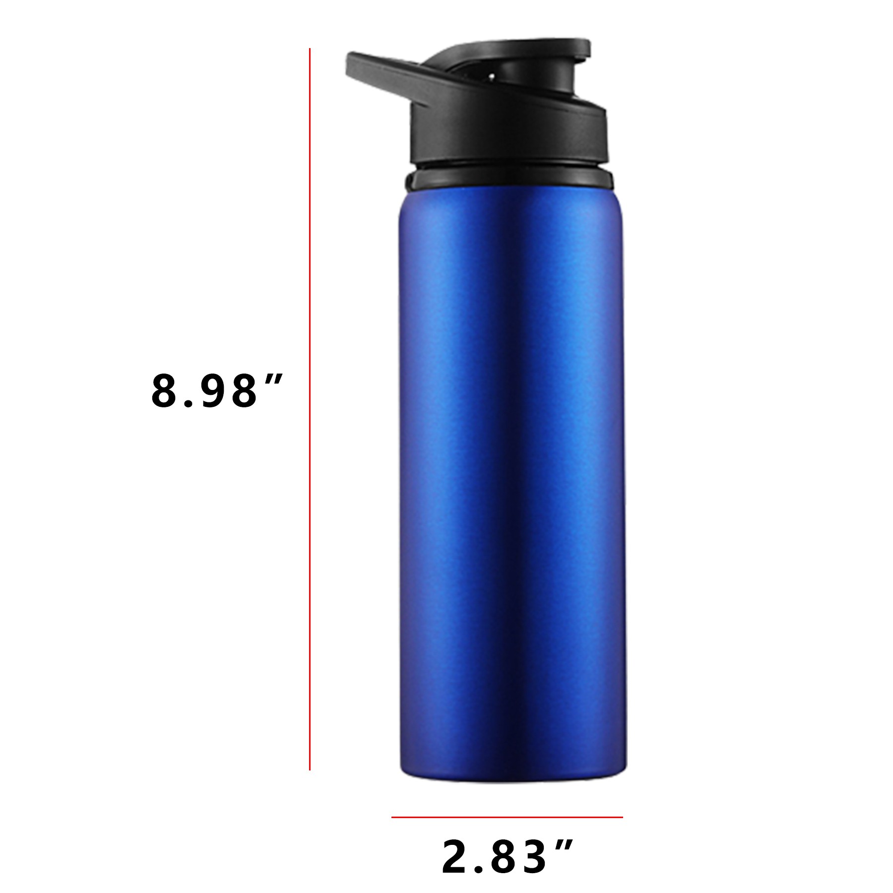 24Oz Outdoor Stainless Steel Bike Bottle, custom water bottle with logo imprint 3