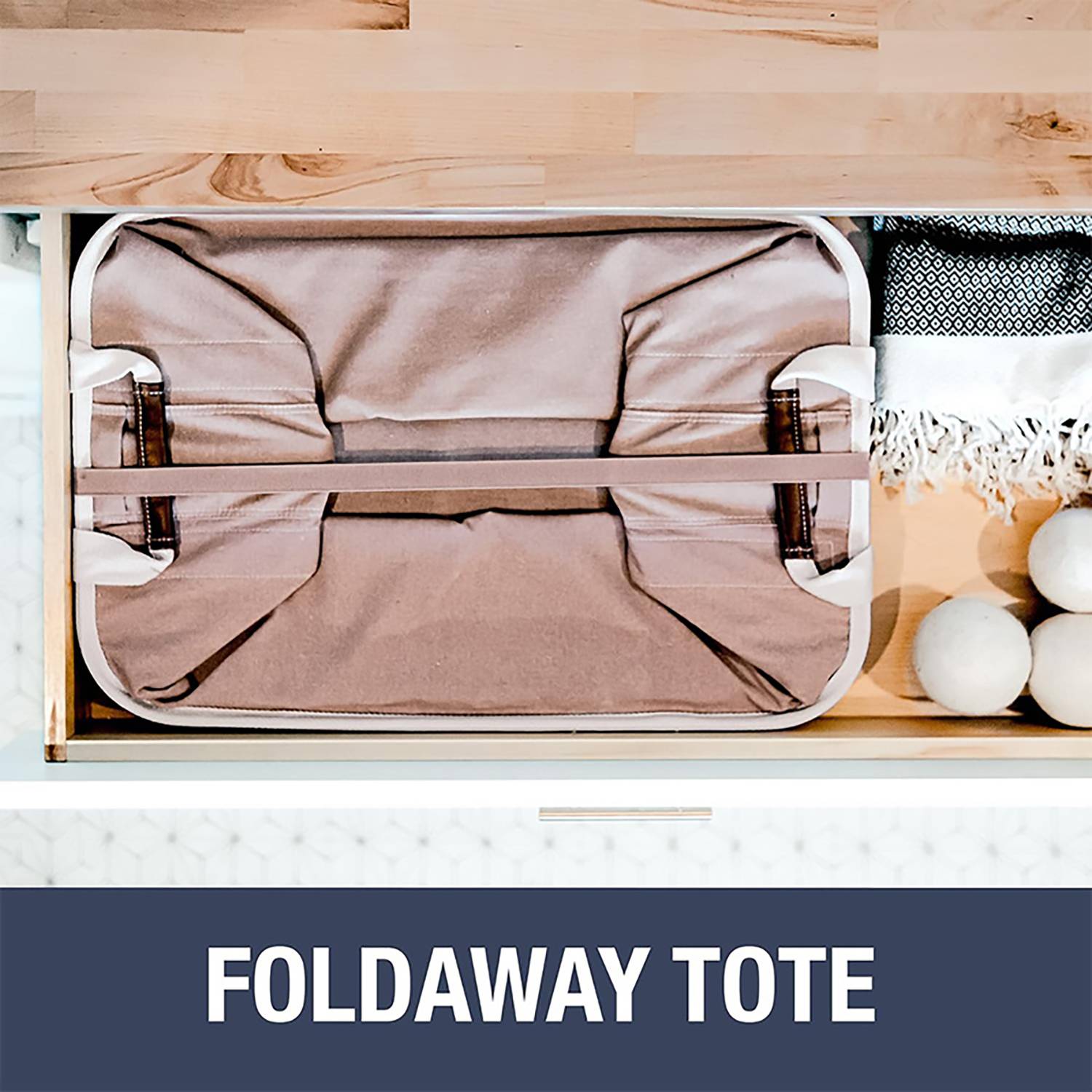 Foldable, durable and sturdy clothes storage basket. 9
