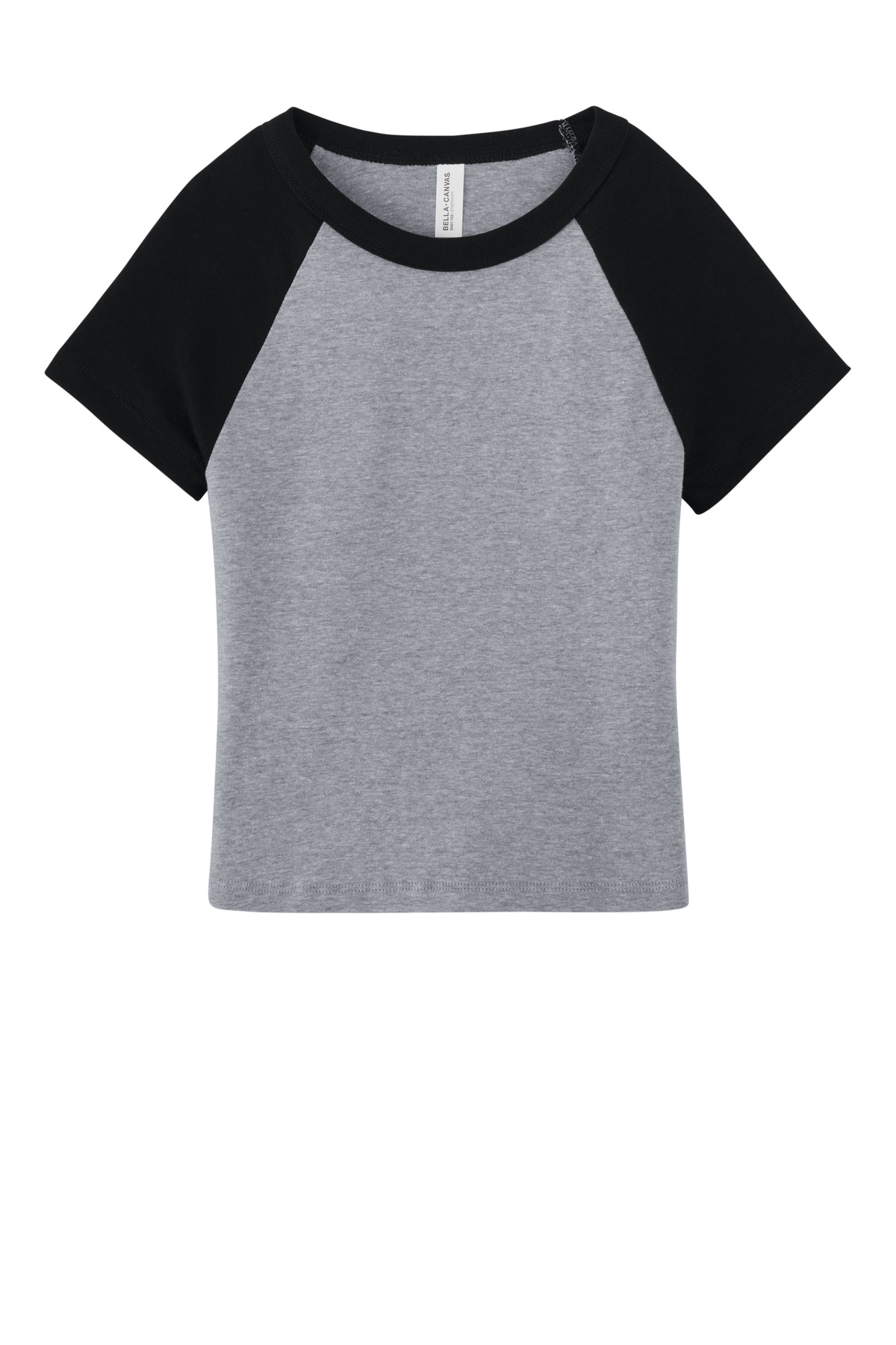 BELLA+CANVAS Women's Micro Rib Raglan Baby Tee BC1201 24