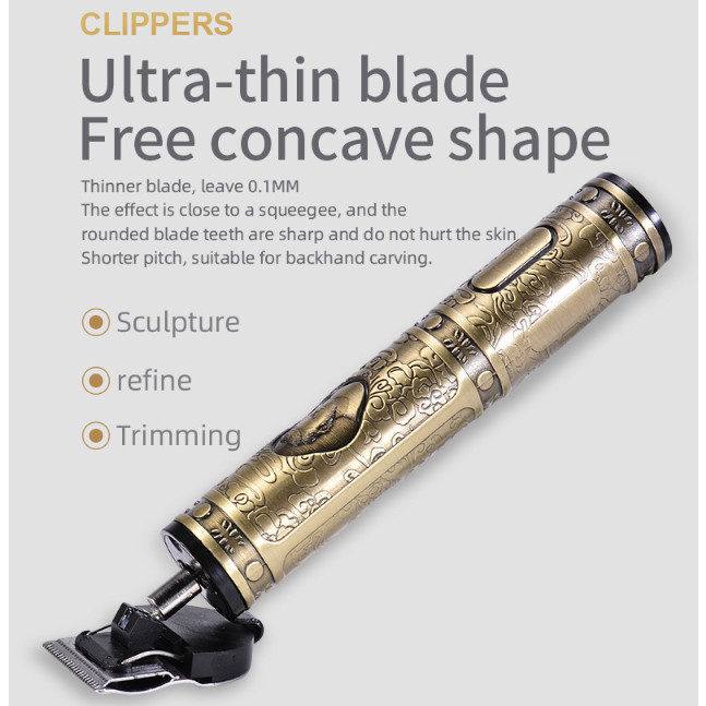 high quality hair clippers oil head carving 5