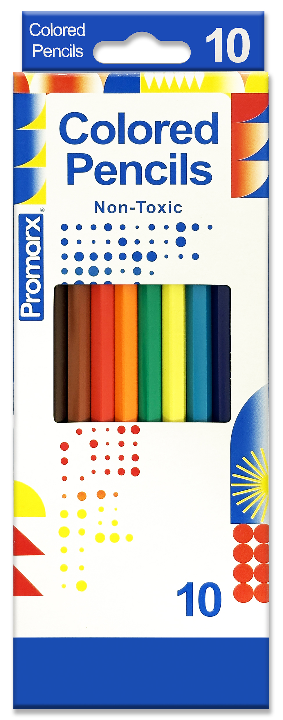 COLORED PENCILS - 10-Pack Box of Colored Pencils 3
