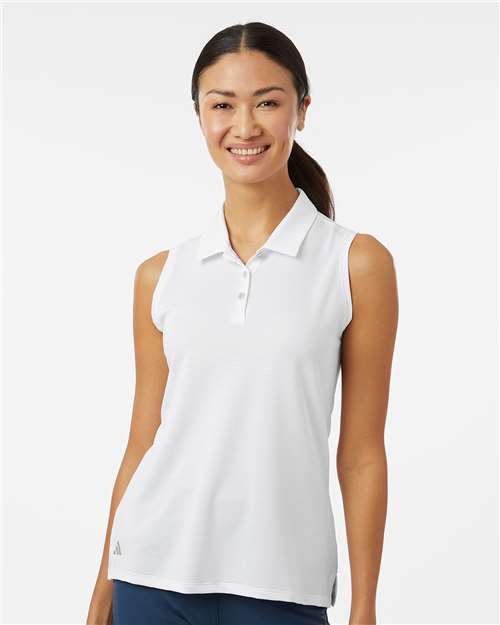 Women's Ottoman Sleeveless Polo - A1005 15