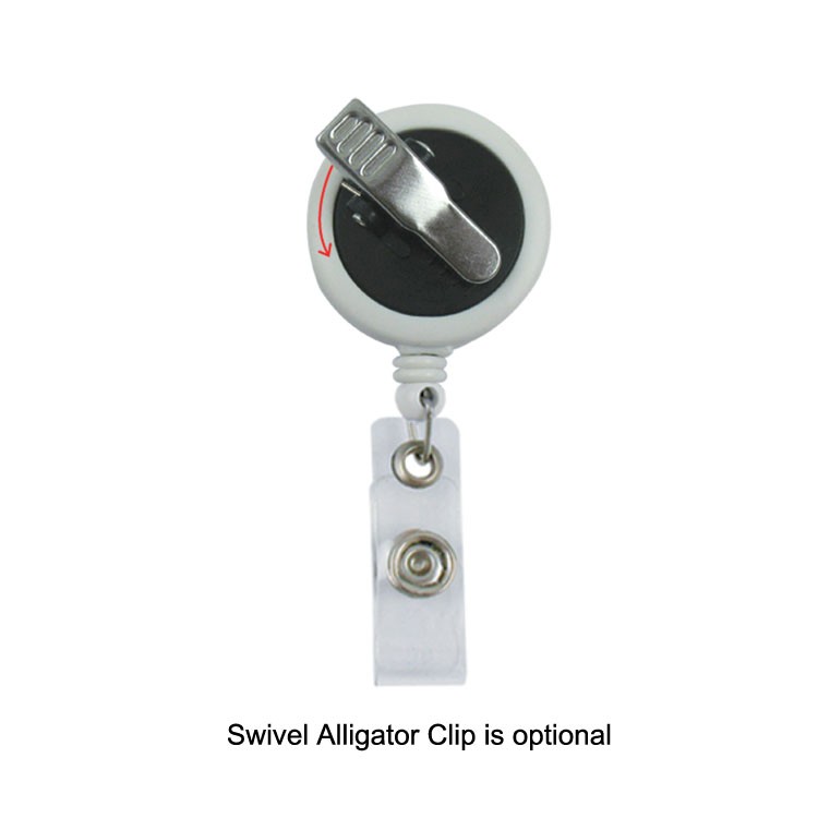 Free Shipping Promotional Retractable Badge Reels w/Swivel Alligator Clip 3