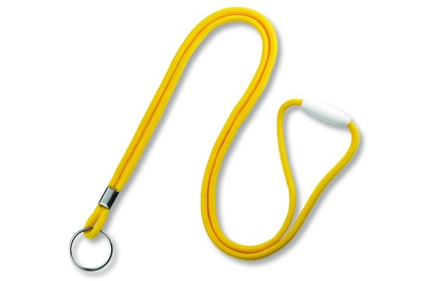 1/8" Round Braid Lanyard with Breakaway (J-Hook) 16