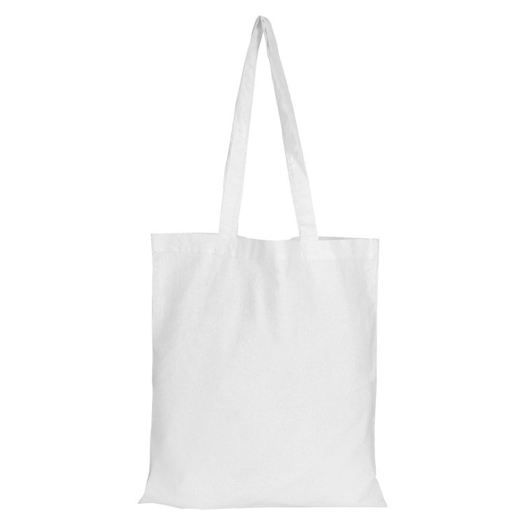 Colouring White Calico Bag No Gusset, custom tote bag with logo imprint 5