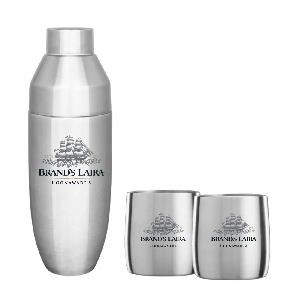 Snowfox Insulated Cocktail Shaker and Rocks Barware Set 17