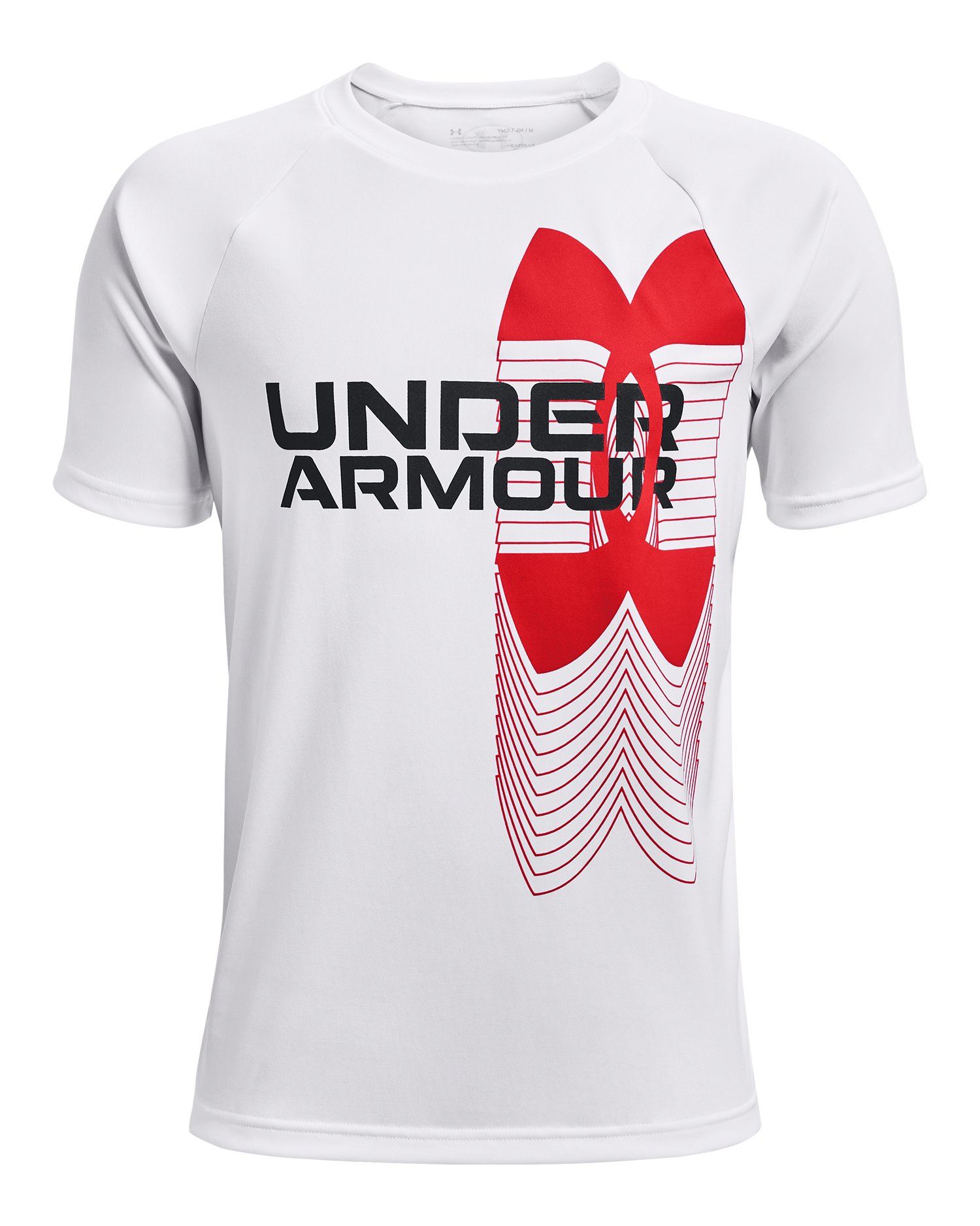 Boys' UA Tech Logo Fade Short Sleeve 2
