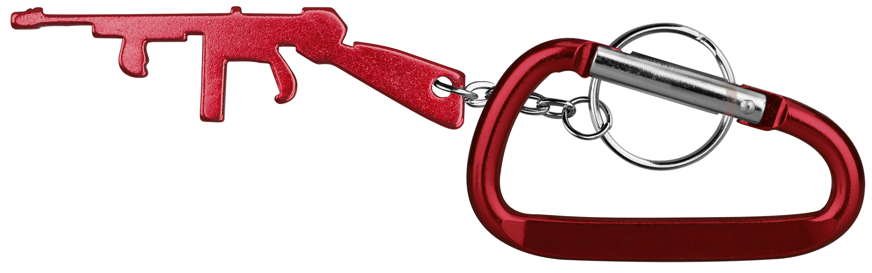 Rifle shape bottle opener key chain & Carabiner 4