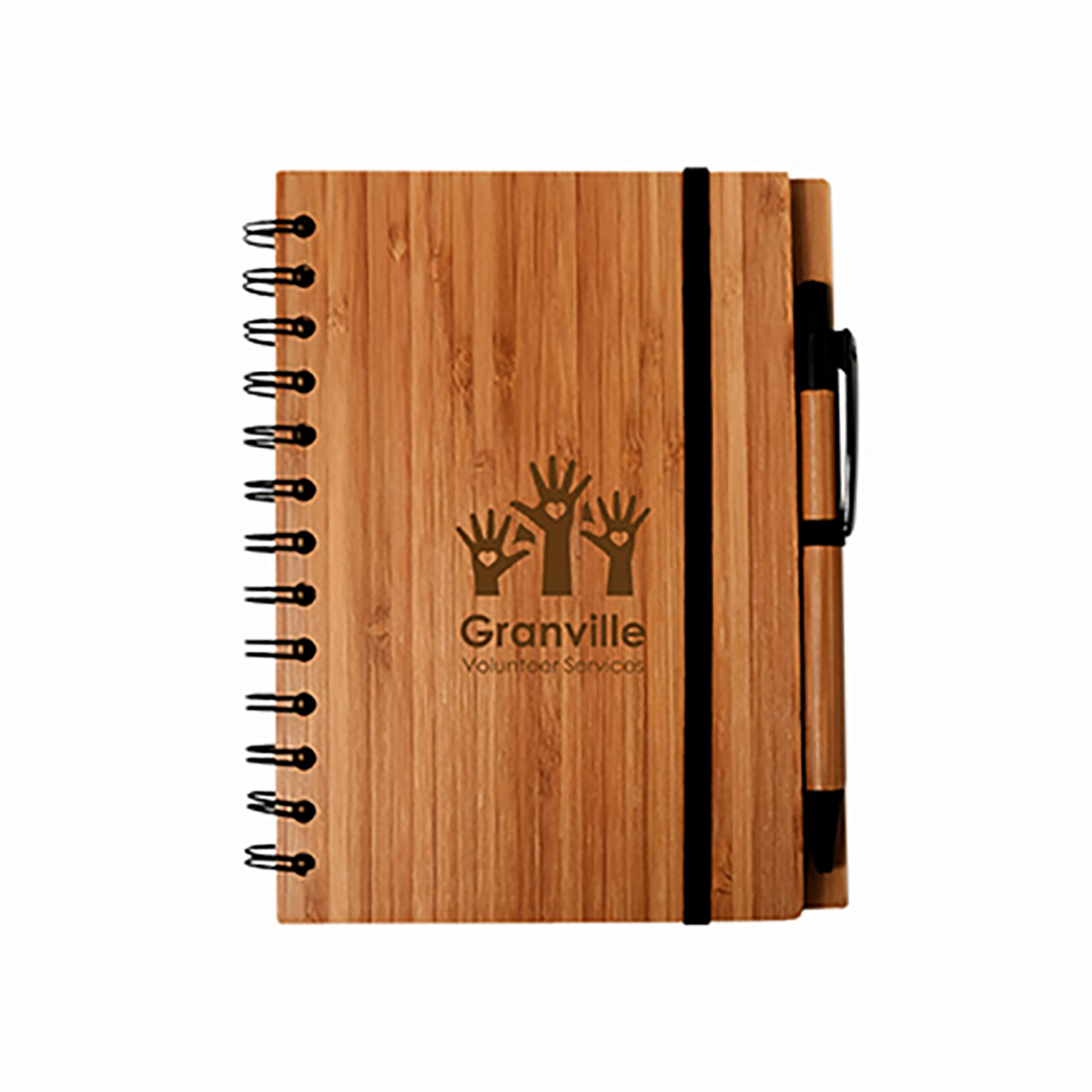 Syracuse Bamboo Cover Notebook 2