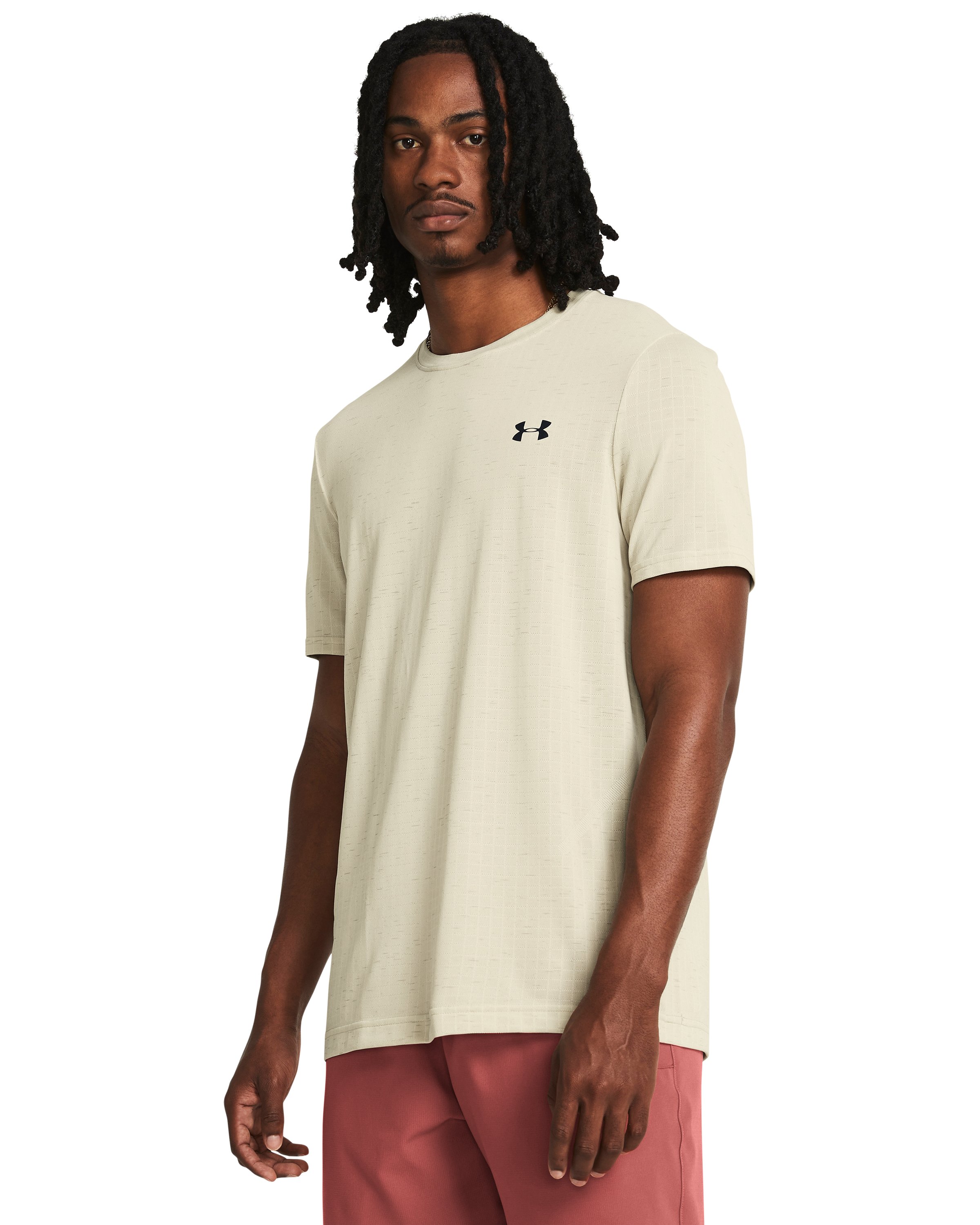 UA Seamless Grid Men's Short Sleeve 25
