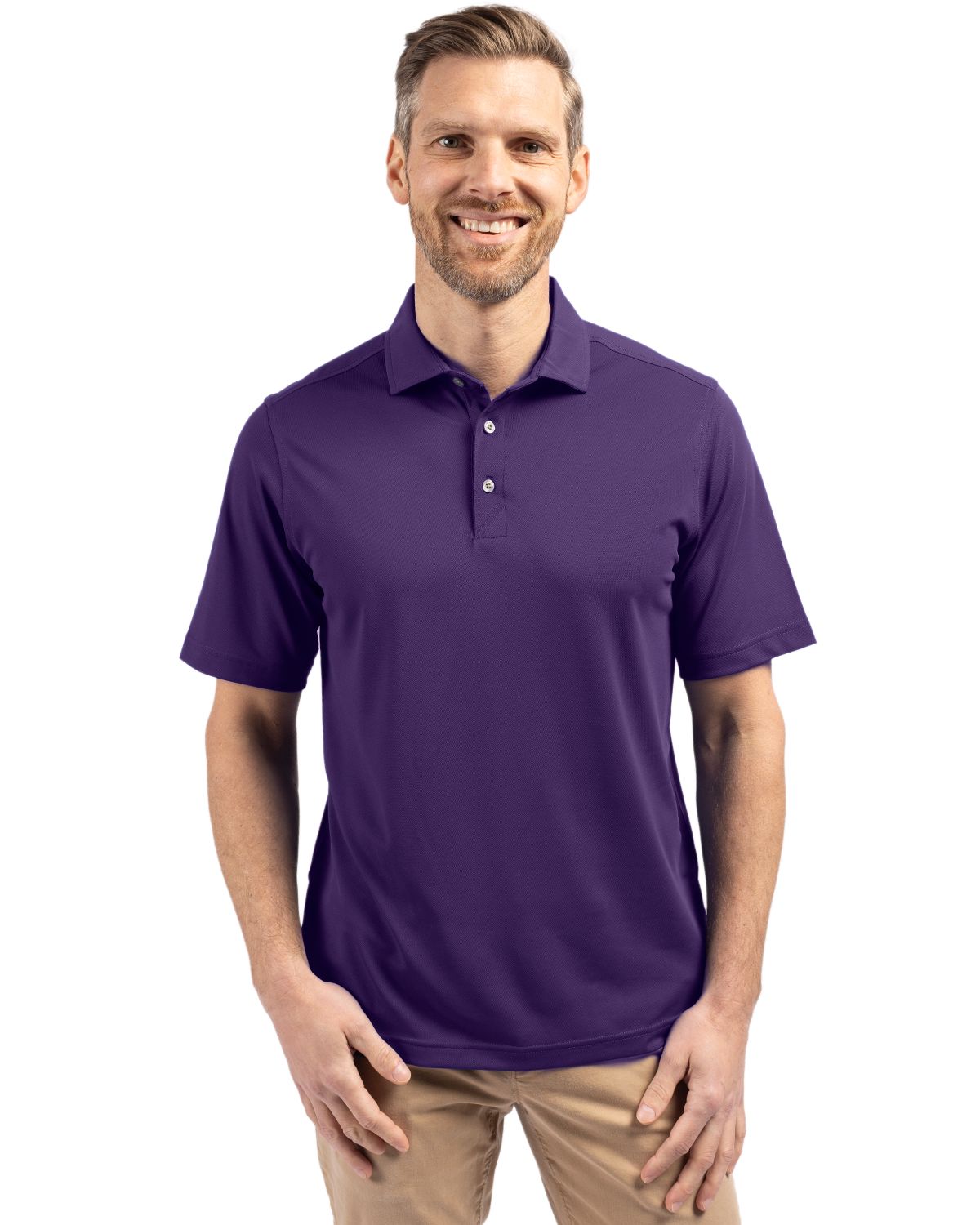 Cutter & Buck Virtue Recycled Featherlight Pique Mens Polo 72