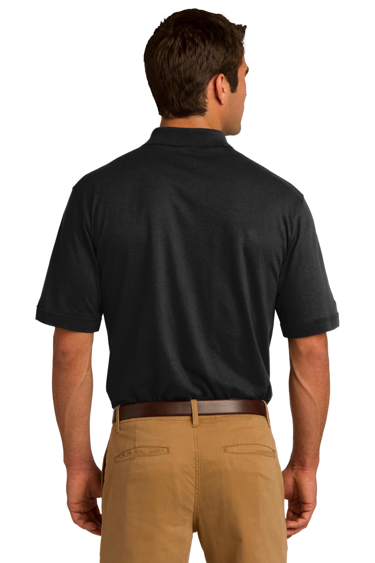 Port & Co Core Blend Jersey Knit Pocket Polo. KP55P 55